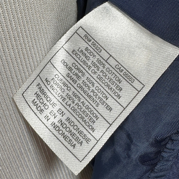 Vintage Nike Harlem Renaissance Rens Jacket Men's XXL 2XL Striped Blue Yellow - Picture 6 of 12